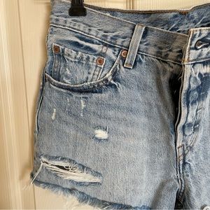 Levi’s 501 denim cut off shorts